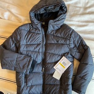 SPYDER kids puffer jacket Navy size 10/12 NWT
